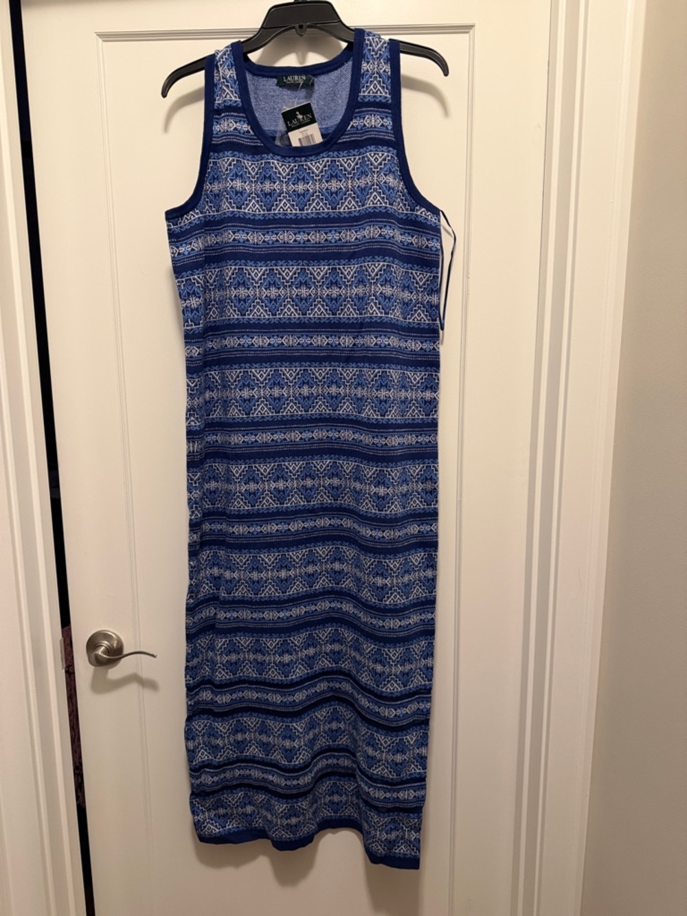 Lauren Ralph Lauren Patterned Sleeveless Maxi Dress